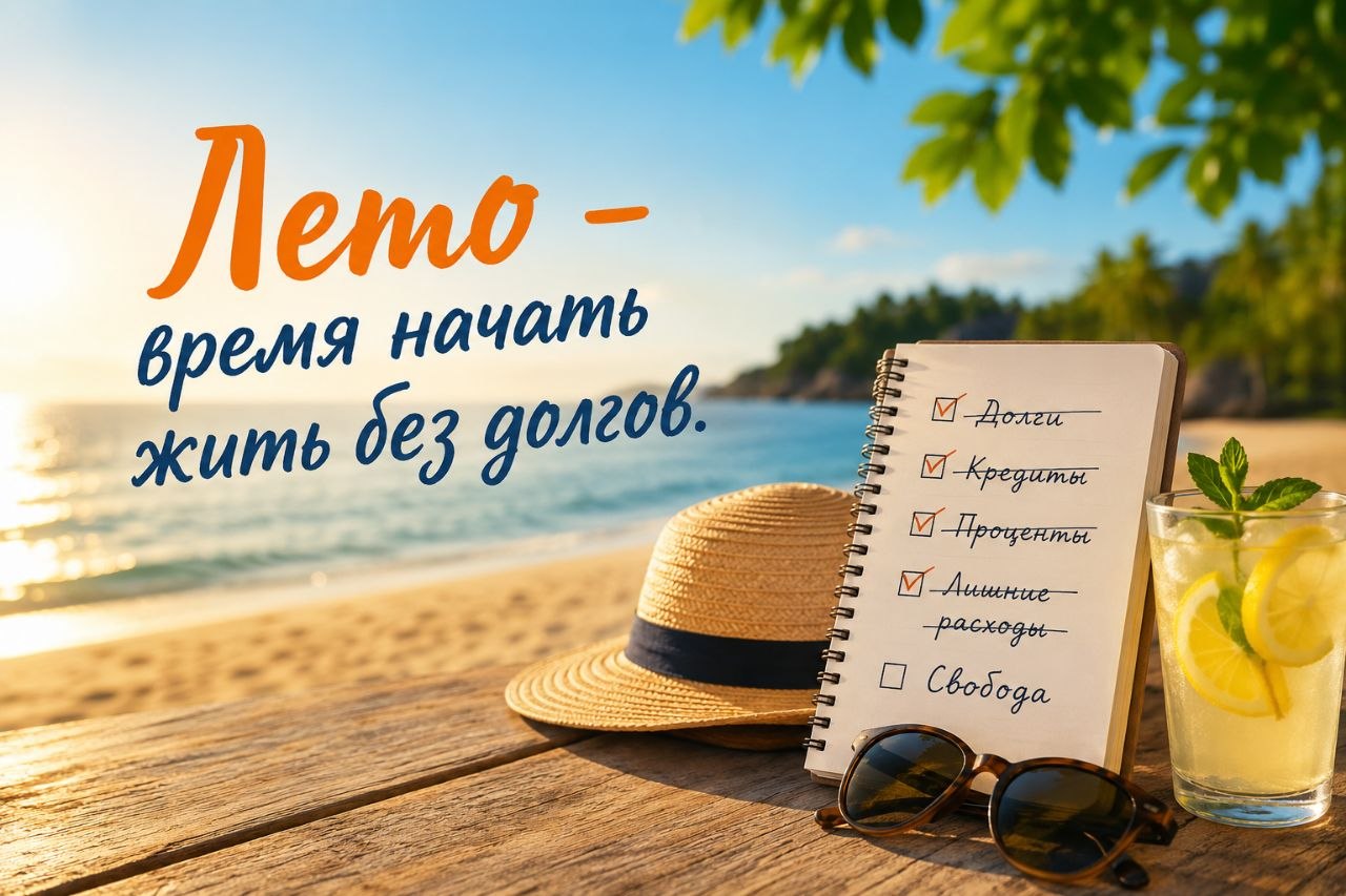 Лето — время начать жить без долгов!